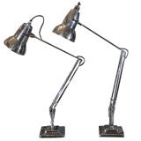 Pair of Herbert terry 
Sons Angelpoise Desk Lamps