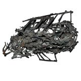 Metal Sculpture "Network" by Claire Falkenstein