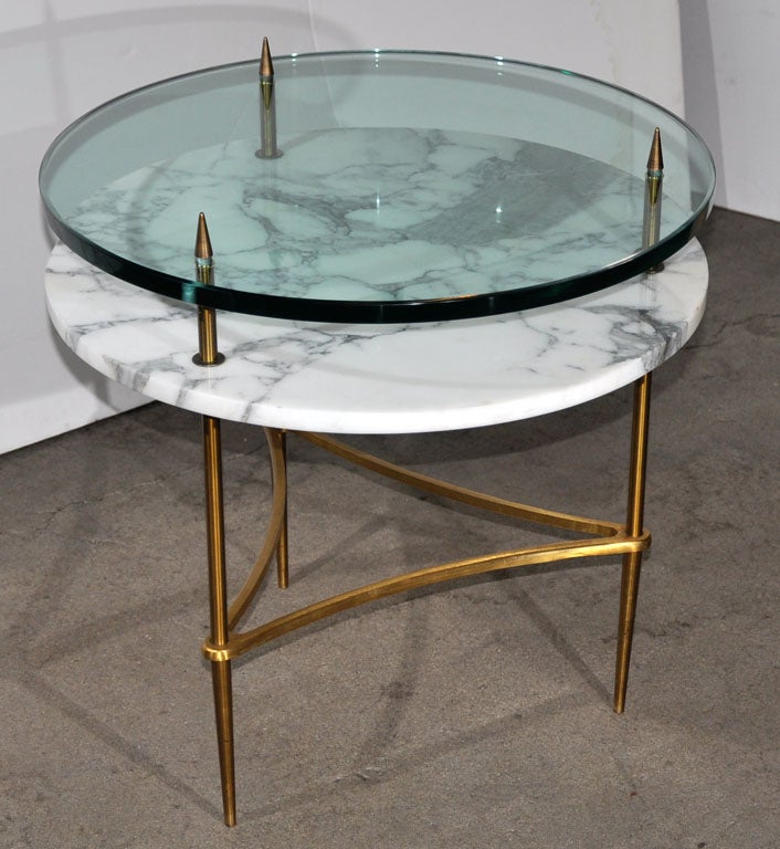 Italian 2-Tiered Side Table