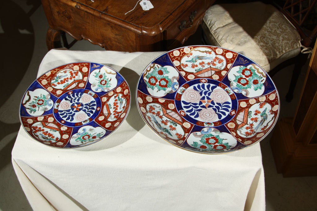 LARGE  IMARI  PLATTERS