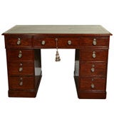 Georgian Mahogany Pedestal Desk