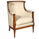 Louis XVI Mahogany Armchair