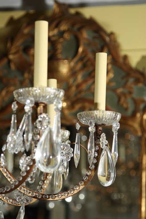 Beaded Crystal Chandelier For Sale 1