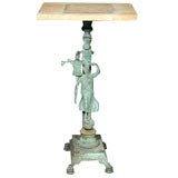 Grand Tour Marble and Bronze Table