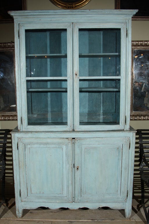 Painted French Provincial Cupboard