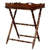 Antique Irish Tray 
Stand Set