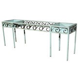 Large Metal Console Table