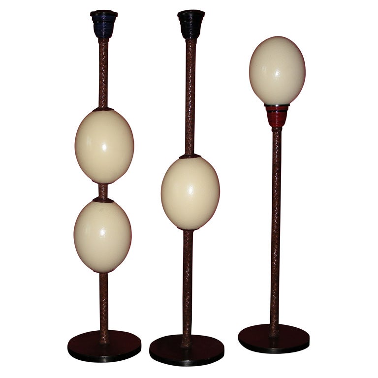 Three Lamps by Frédérique Lombard Morel For Sale