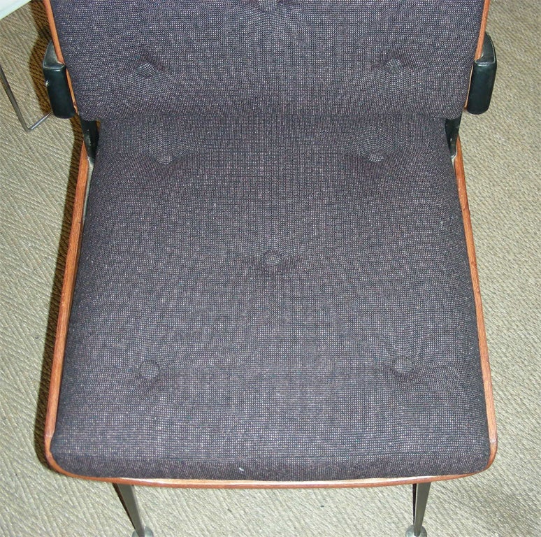 Six 1950s Chairs by Alain Richard For Sale 1