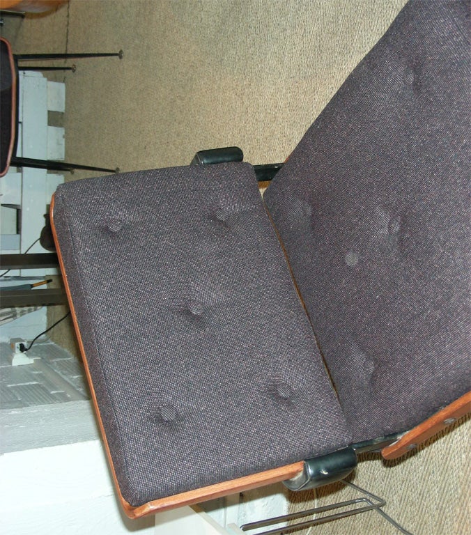 Six 1950s Chairs by Alain Richard For Sale 2