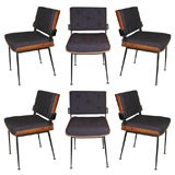 Six 1950s Chairs by Alain Richard