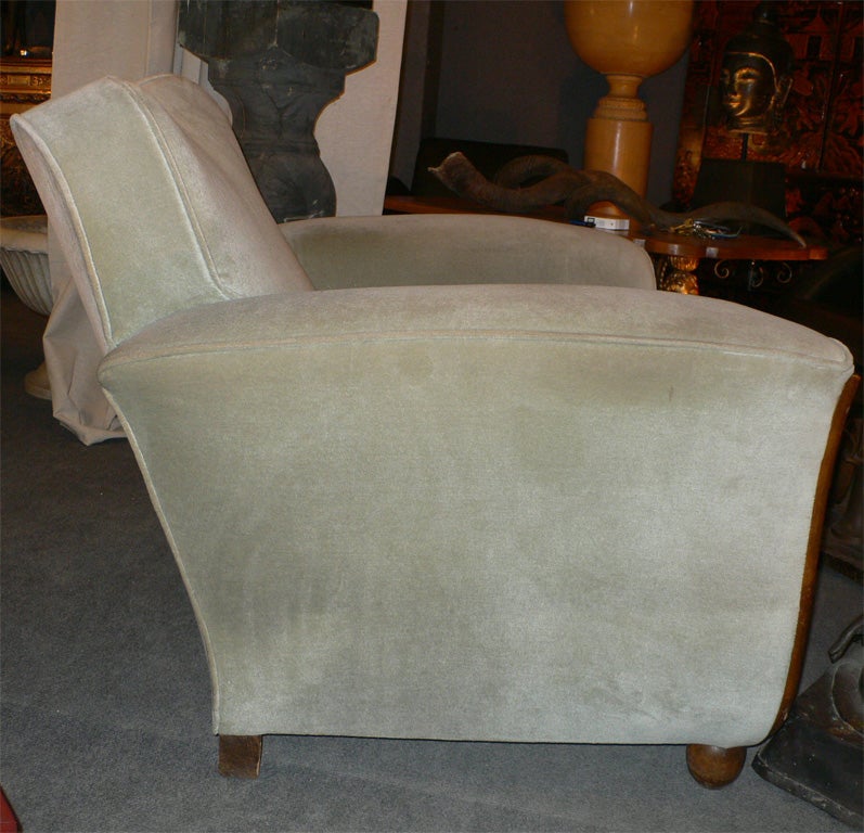 Mid-20th Century Two 1940s Armchairs For Sale