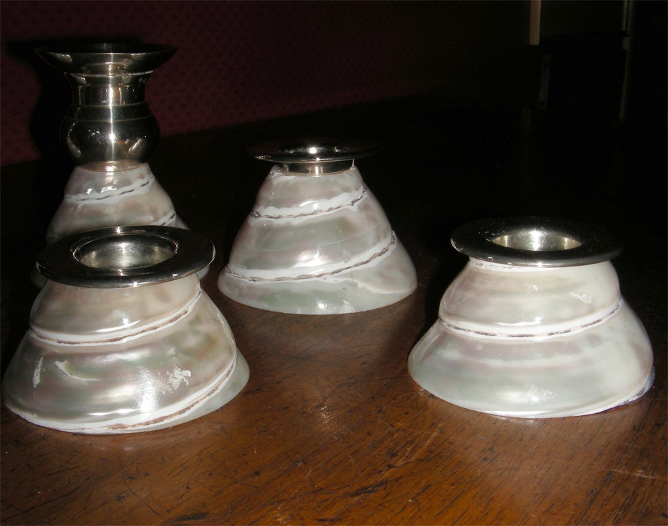 Eight Candleholders by Frédérique Lombard Morel For Sale 2