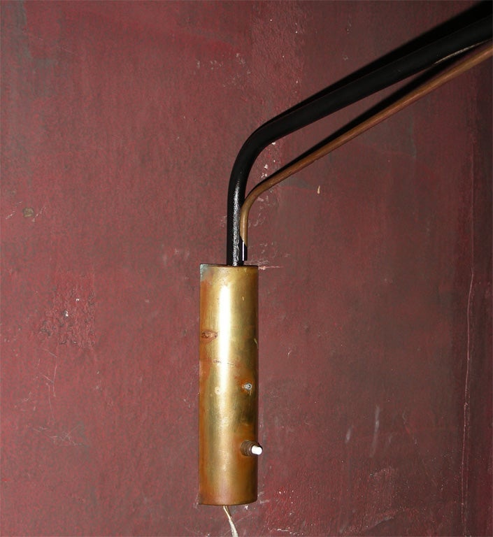 Mid-20th Century 1950s Sconce by Pierre Guariche Edition Disderot For Sale