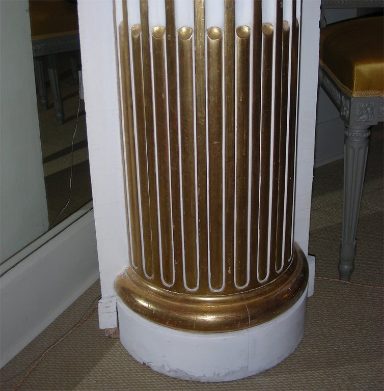 Mid-20th Century Two 1950s Fluted Columns For Sale