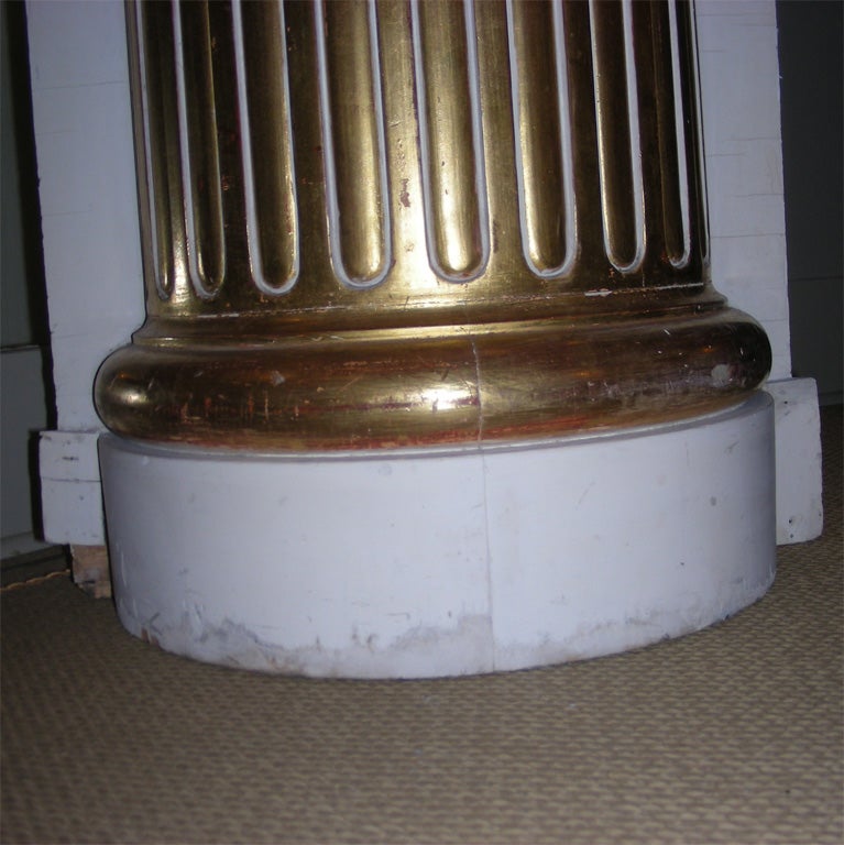 Two 1950s Fluted Columns For Sale 3
