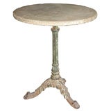 End of 19th Century French Bistrot Table