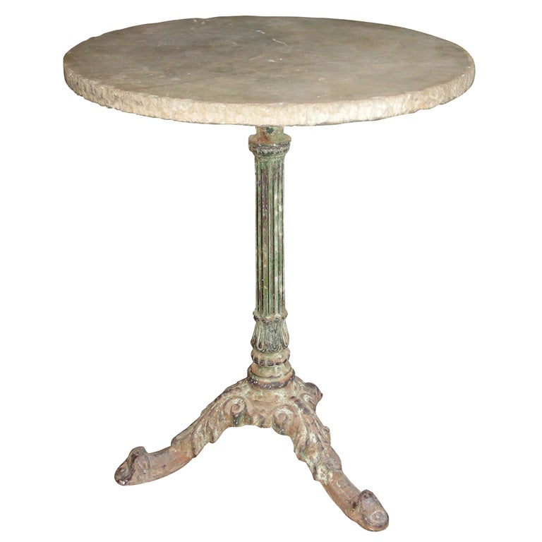 End of 19th Century French Bistrot Table For Sale