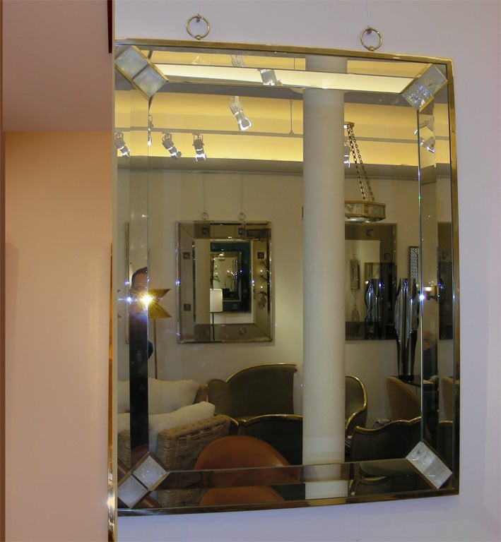 Large Contemporary Mirror by André Hayat In Excellent Condition For Sale In Paris, ile de france