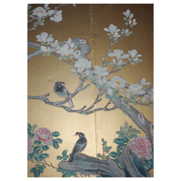 Large End of 19th Century Japanese Panel