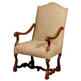 Louis XIV "mutton bone" Arm Chair