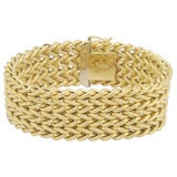 Beautiful 18K Gold "Braid" Bracelet