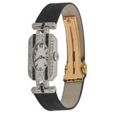 An Art Deco Ladies' Diamond Wristwatch