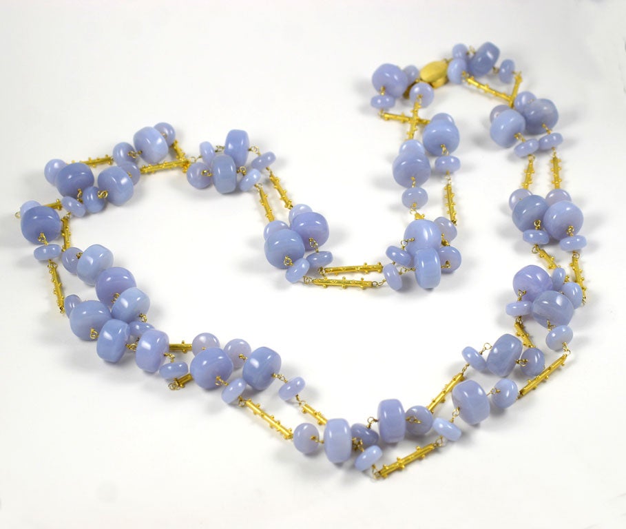 Chalcedony Vine Necklace