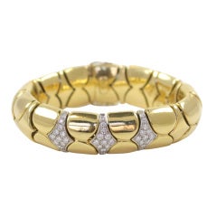 Two Tone Gold Diamond Bracelet 12