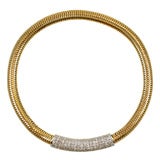 1940's Gold and Diamond Necklace