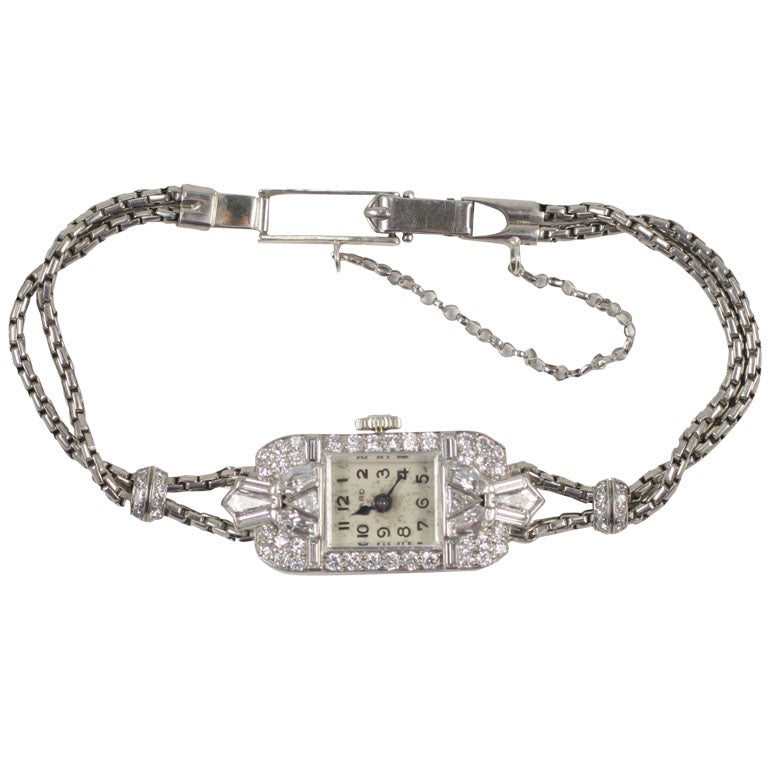 Patek Philippe 
Yard Diamond Watch, Circa 1920
s