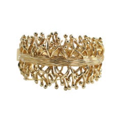 Panetta Gilt Organic style Cuff 4