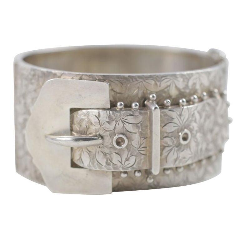 Victorian Silver Cuff Bracelet