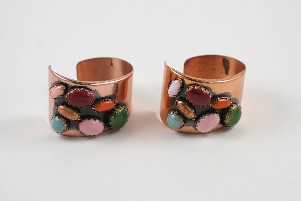 Women's Pair of Matisse Copper Cuffs