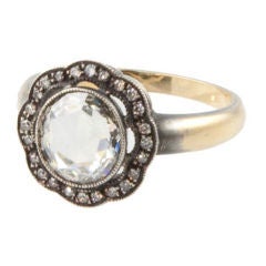 Amazing Rose cut diamond ring.