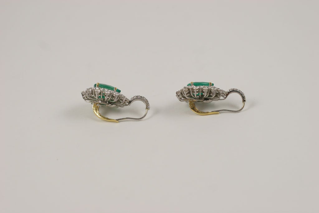 Emerald and Diamond Earrings 1