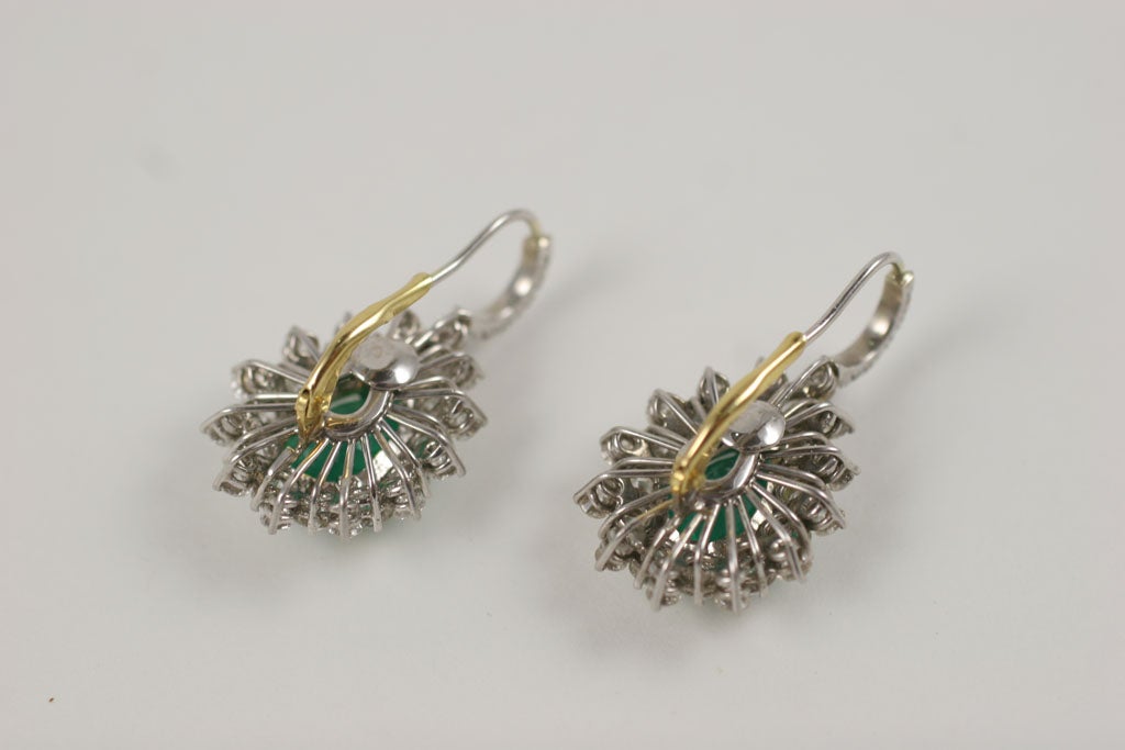Emerald and Diamond Earrings 3