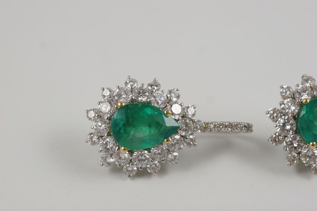 Emerald and Diamond Earrings 5