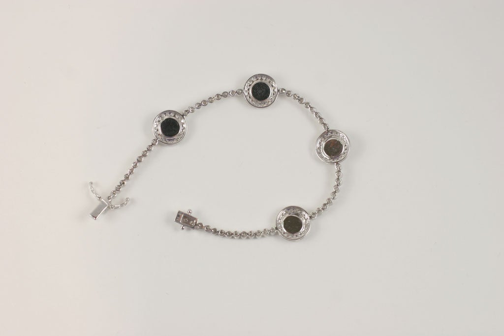 18 k  Diamond Evil Eye Bracelet 3