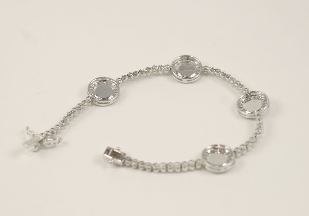 18 k  Diamond Evil Eye Bracelet 4