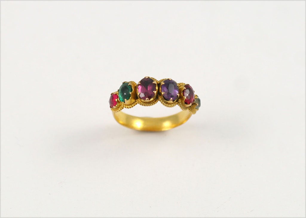 Victorian REGARD Ring For Sale 3
