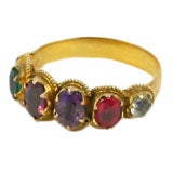 Antique Victorian REGARD Ring