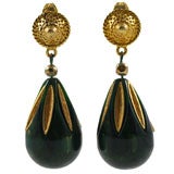 Exotic Carnegie Egyptian style Earrings