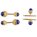 18K and Lapis Dress Set by Jean Schlumberger