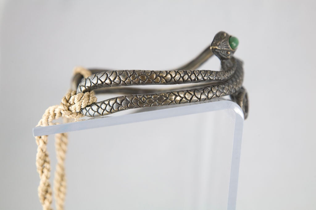 Women's Bronze Snakes Runway Choker by Valentino