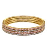 Pink and Blue Sapphire Bangles 3