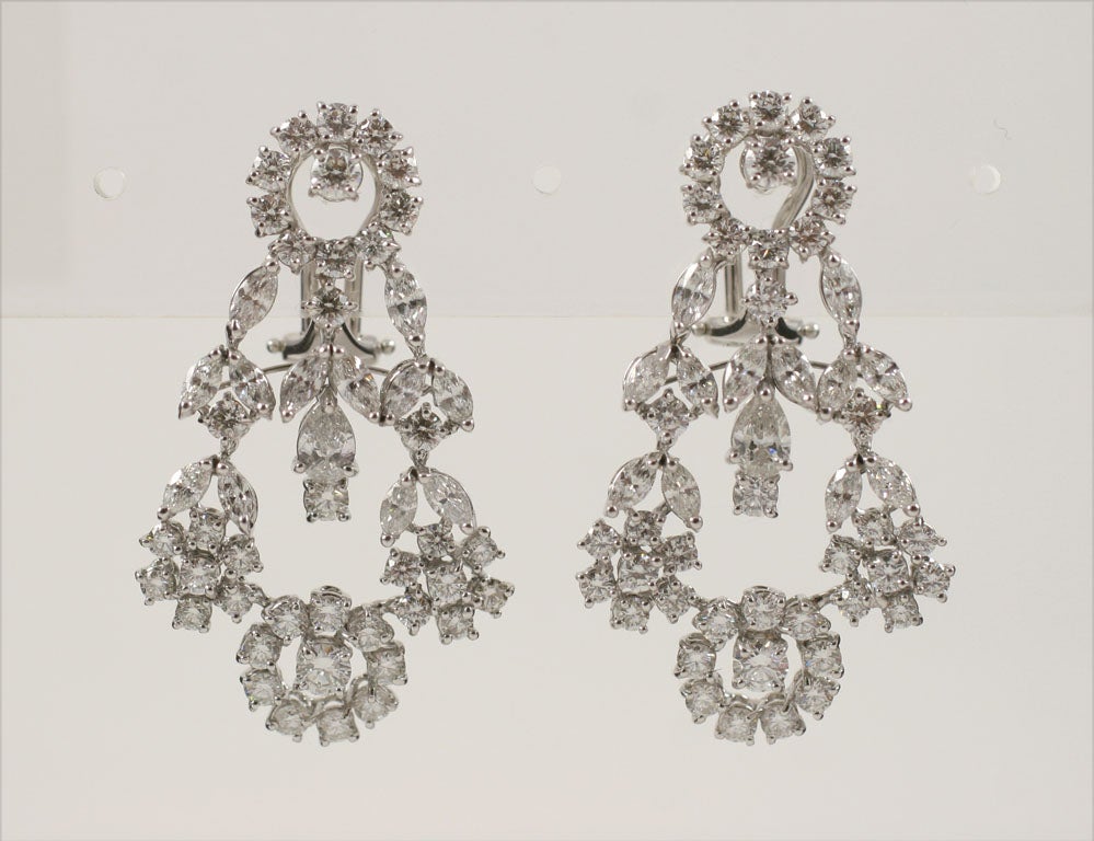 boucles d'oreilles lustre en diamant royal 18 k 

9.94  de la qualité f-g de Sheer Luxury