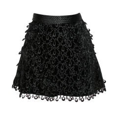 Andrew Gn Black Mini Skirt