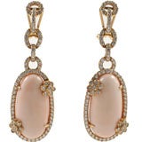 Diamond and Coral Earrings 9
