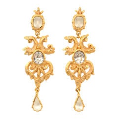 Christian Lacroix Signed Earrings